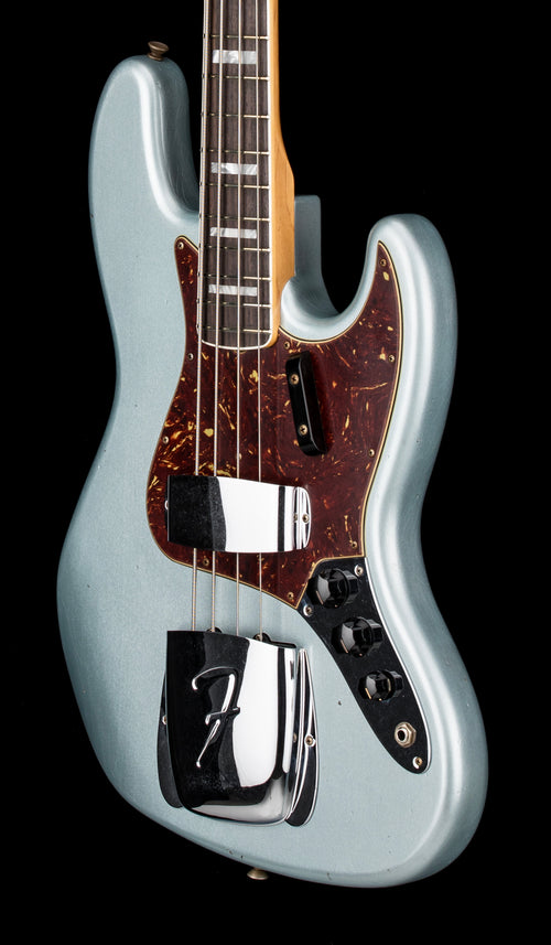 Fender Custom Shop 1966 Jazz Bass Journeyman Relic - Super Faded Firemist Silver #87488
