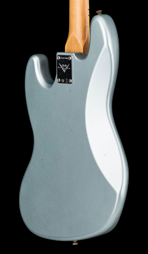 Fender Custom Shop 1966 Jazz Bass Journeyman Relic - Super Faded Firemist Silver #87488