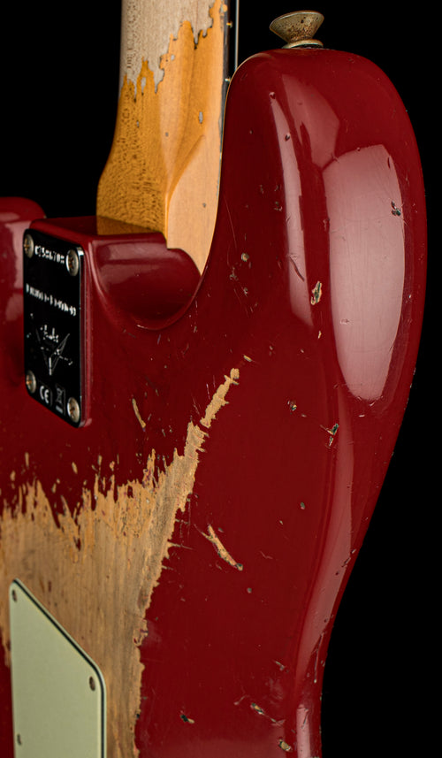 Fender Custom Shop LR25 '62/'63 Stratocaster Super Heavy Relic - Dakota Red #86708