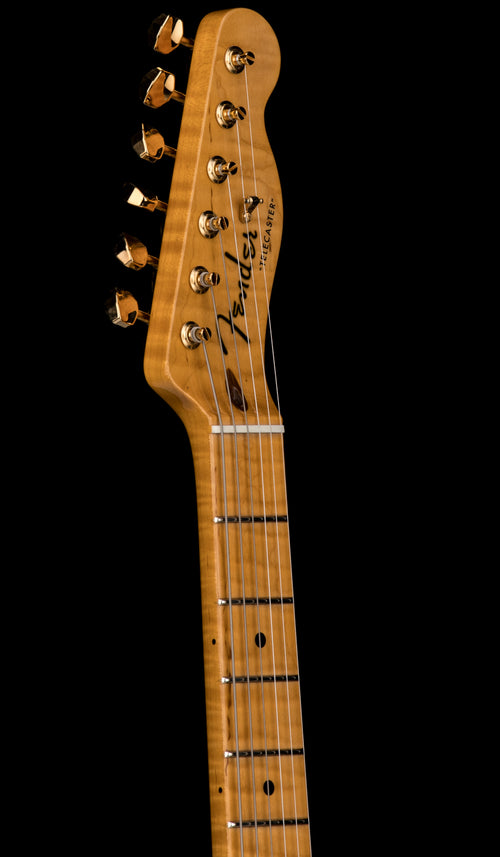 Fender Custom Shop Custom Deluxe Flame Maple Telecaster NOS - Purple Transparent #89913
