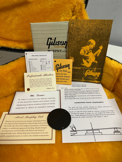 Gibson Custom Shop Limited Edition 1968 Les Paul Custom Reissue Murphy Lab Heavy Aged - Olive Drab Top #06158