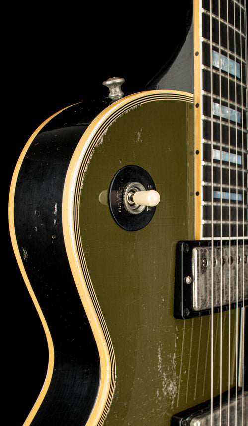Gibson Custom Shop Limited Edition 1968 Les Paul Custom Reissue Murphy Lab Heavy Aged - Olive Drab Top #06158