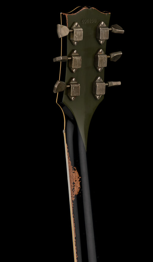 Gibson Custom Shop Limited Edition 1968 Les Paul Custom Reissue Murphy Lab Heavy Aged - Olive Drab Top #06158