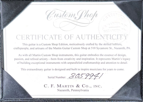 Martin Custom Shop D-28 Style - 1 11/16" #59941 (Empire Music Spec)