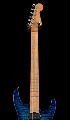 Used Charvel Pro-Mod DK24 HH 2PT CM QM (2020) - Chlorine Burst #03496 with Hard Case