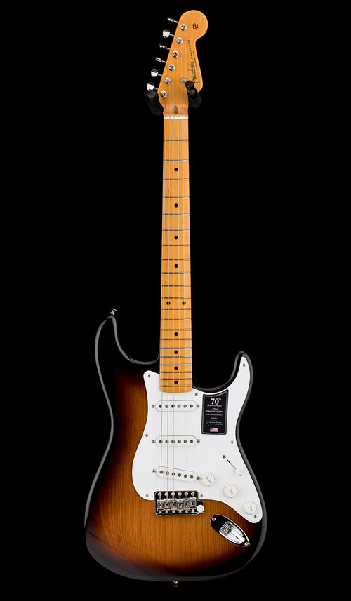 Used Fender 70th Anniversary American Vintage II 1954 Stratocaster (2024) - 2-Color Sunburst #04221 with Original Hard Case