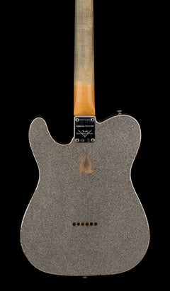 Used Fender Custom Shop LTD 1961 Telecaster Relic (2023) - Aged Silver Sparkle #71167 with Original Hard Case