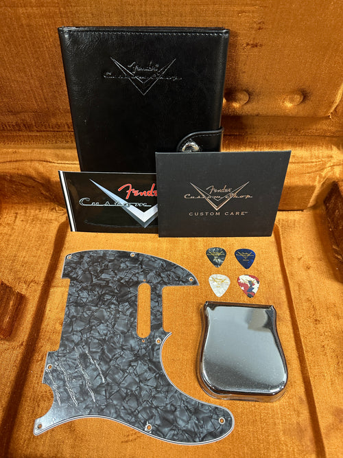 Used Fender Custom Shop LTD 1961 Telecaster Relic (2023) - Aged Silver Sparkle #71167 with Original Hard Case