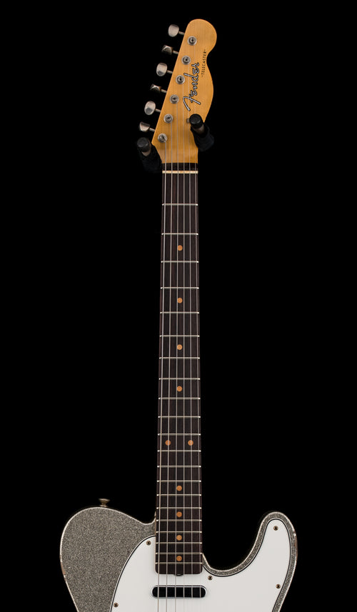 Used Fender Custom Shop LTD 1961 Telecaster Relic (2023) - Aged Silver Sparkle #71167 with Original Hard Case