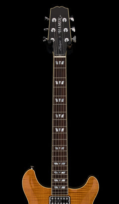 Used Hamer Custom Shop Newport (2005) - Amber #54375 with Original Hard Case
