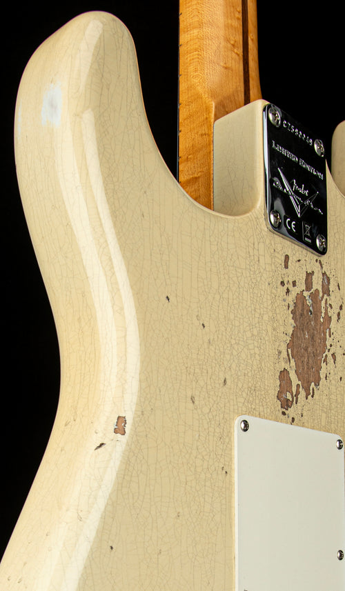 Fender Custom Shop 50s Strat Relic/Closet Classic Hardware - Super Faded Aged Olympic White #80049