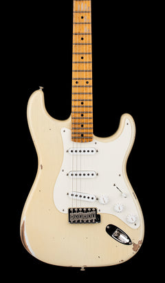 Fender Custom Shop 50s Strat Relic/Closet Classic Hardware - Super Faded Aged Olympic White #80049