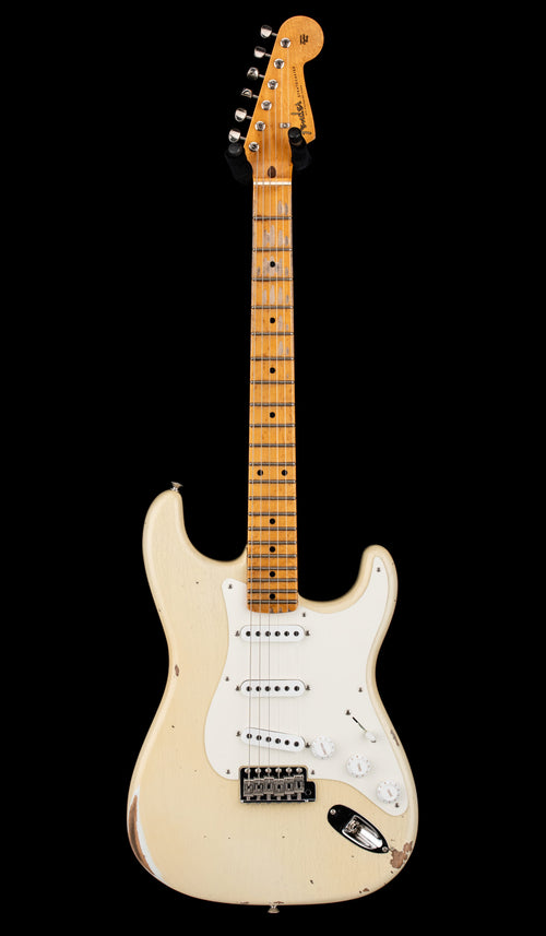 Fender Custom Shop 50s Strat Relic/Closet Classic Hardware - Super Faded Aged Olympic White #80049