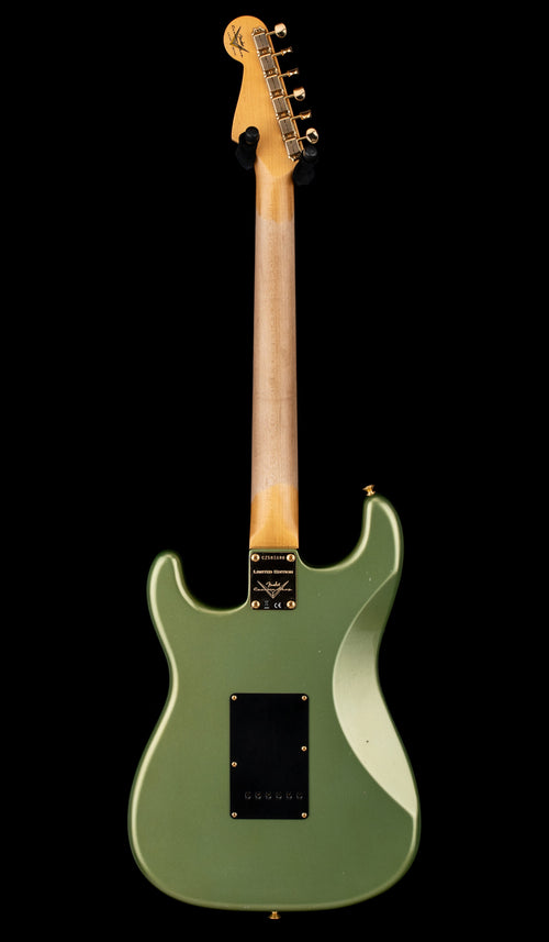 Fender Custom Shop Limited Edition 1965 Dual-Mag Stratocaster Journeyman Relic with Closet Classic Hardware - Aged Sage Green Metallic #81680