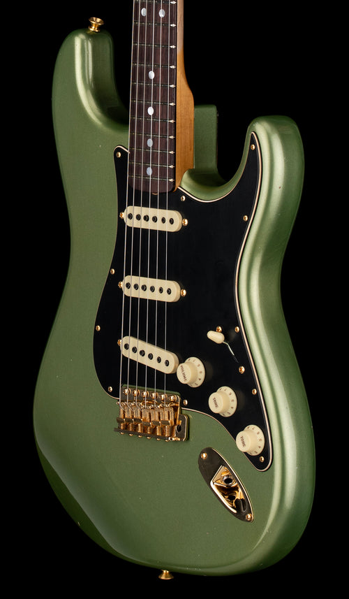 Fender Custom Shop Limited Edition 1965 Dual-Mag Stratocaster Journeyman Relic with Closet Classic Hardware - Aged Sage Green Metallic #81680