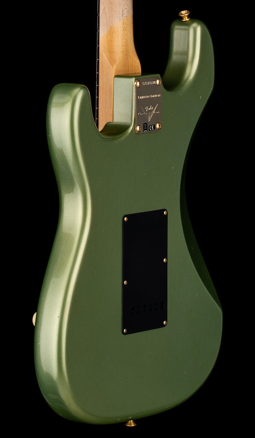 Fender Custom Shop Limited Edition 1965 Dual-Mag Stratocaster Journeyman Relic with Closet Classic Hardware - Aged Sage Green Metallic #81680