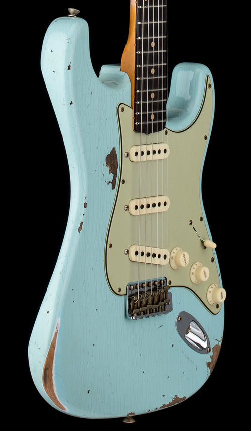 Fender Custom Shop '61 Strat Heavy Relic - Super Faded Aged Daphne Blue #77721