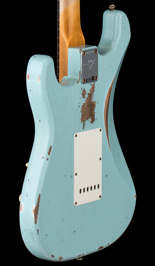 Fender Custom Shop '61 Strat Heavy Relic - Super Faded Aged Daphne Blue #77721