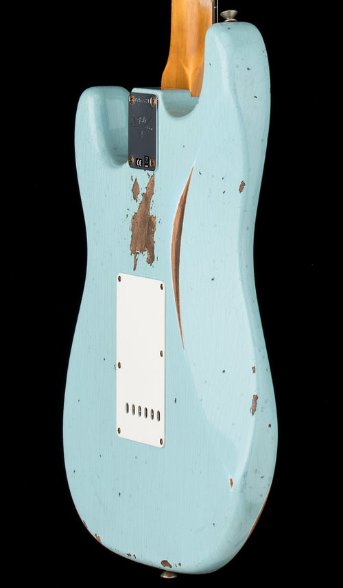 Fender Custom Shop '61 Strat Heavy Relic - Super Faded Aged Daphne Blue #77721