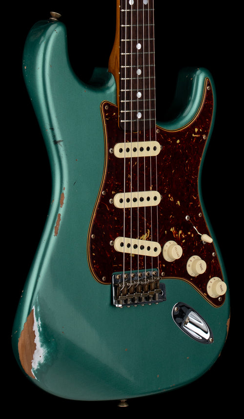 Used Fender Custom Shop Empire 67 Stratocaster Relic - Sherwood Metallic #69141 with Original Hard Case