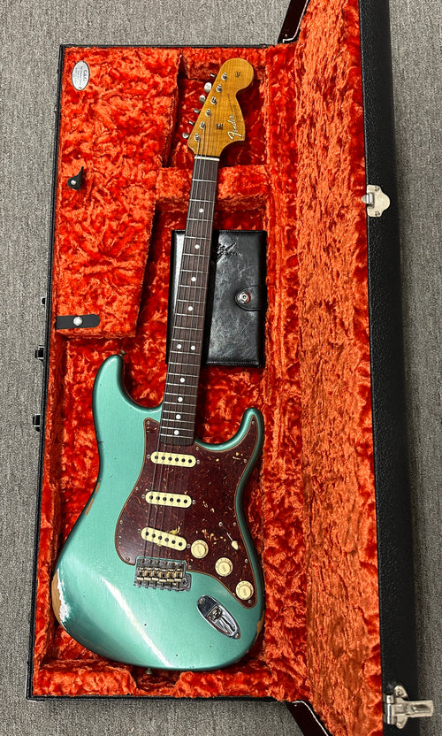 Used Fender Custom Shop Empire 67 Stratocaster Relic - Sherwood Metallic #69141 with Original Hard Case