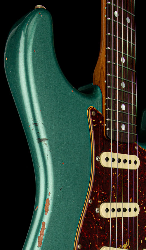 Used Fender Custom Shop Empire 67 Stratocaster Relic - Sherwood Metallic #69141 with Original Hard Case