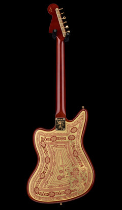 Used Fender Custom Shop Game of Thrones House Lannister Jaguar (2019) - Burnt Crimson & Lannister Gold #HL-05 with Original Hard Case