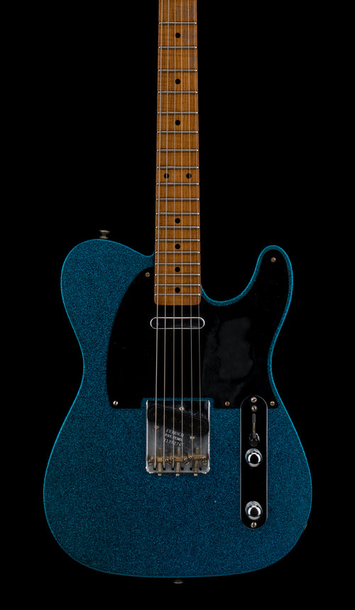 Used Fender Custom Shop Chicago Music Exchange 1952 Telecaster Journeyman Relic (2023) - Super Aged Blue Sparkle #35276 with Original Hard Case