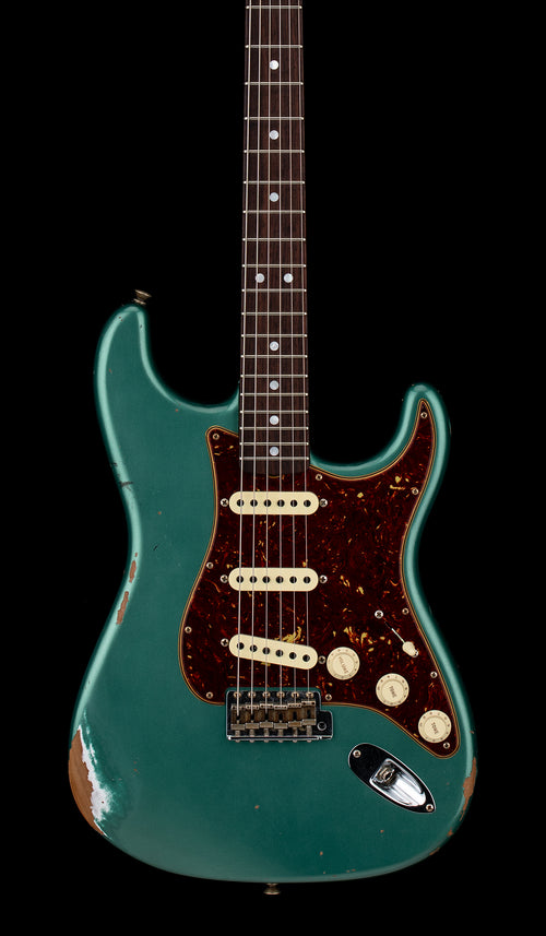 Used Fender Custom Shop Empire 67 Stratocaster Relic - Sherwood Metallic #69141 with Original Hard Case