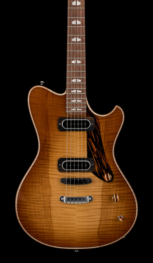 Powers Electric A-Type Select Flame Top #25 PF42 - Wild Honey Burst #B237