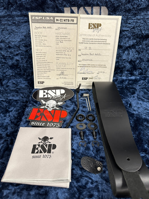 ESP M-II NTB FR USA - Sapphire Black Metallic #25322
