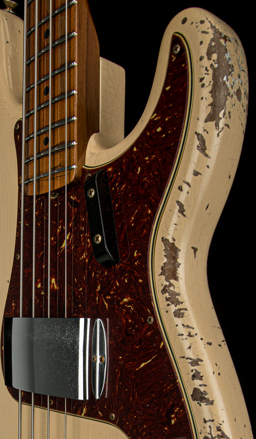 Fender Custom Shop Empire 58 Precision Bass Heavy Relic - Faded Aged Desert Sand #52229
