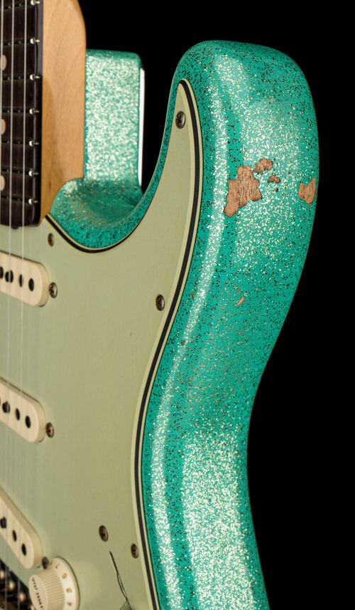 Fender Custom Shop Limited Edition 1960 Stratocaster Relic - Seafoam Green Sparkle #89603