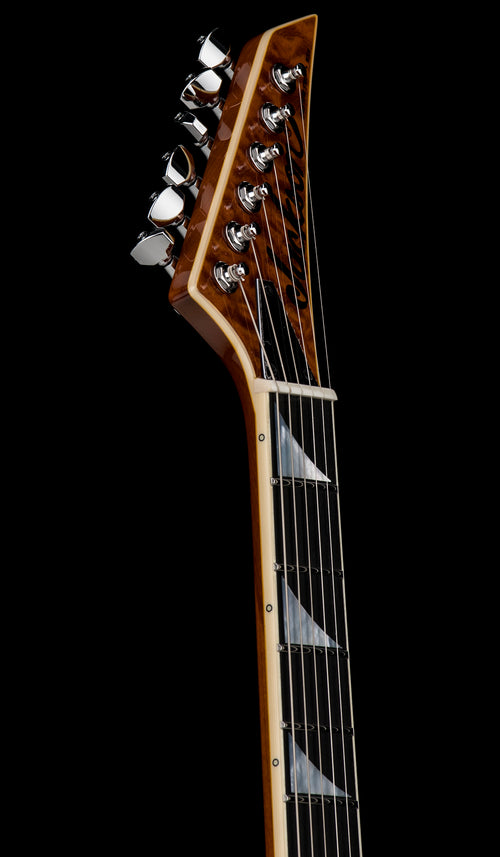 Jackson Custom Shop Korina RR 2H AAA Quilted Sapele Top - Solar Transparent #4208 (Empire Music Spec)