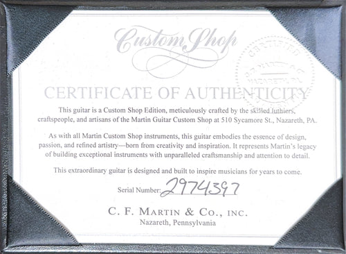 Martin Custom Shop D-28 Modern Deluxe Style Sitka Spruce VTS/Cocobolo #74397 (Empire Music Spec)