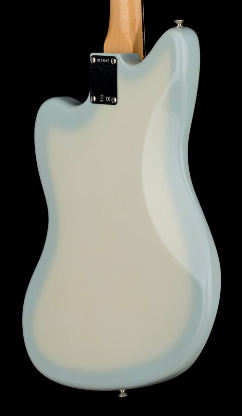 Used Fender Custom Shop Chicago Music Exchange Special '62 Jazzmaster DLX Closet Classic (2024) - Super Aged Olympic White/Sonic Blue Burst #34547 with Original Hard Case