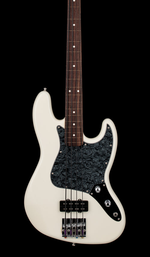 Used Modified Fender Modern Player Fretless Jazz Bass (2013) - Olympic White #26768