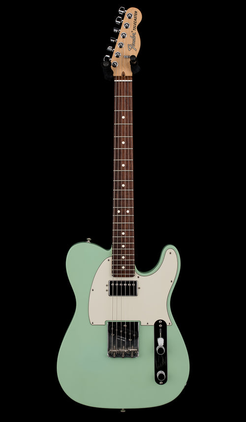 Used Fender American Performer Telecaster Hum (2020) - Satin Surf Green #24188 with Hard Case