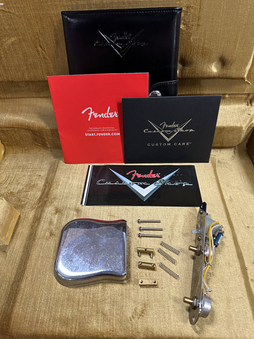 Used Fender Custom Shop Chicago Music Exchange 1952 Telecaster Journeyman Relic (2023) - Super Aged Blue Sparkle #35276 with Original Hard Case