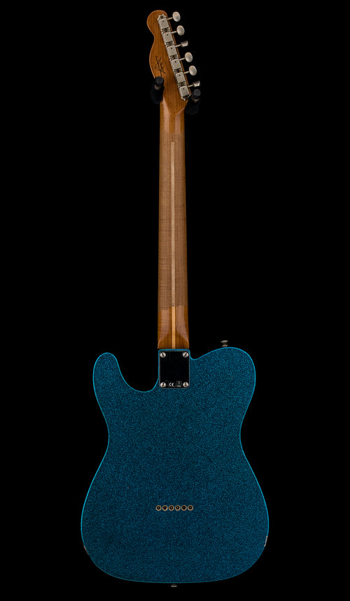 Used Fender Custom Shop Chicago Music Exchange 1952 Telecaster Journeyman Relic (2023) - Super Aged Blue Sparkle #35276 with Original Hard Case