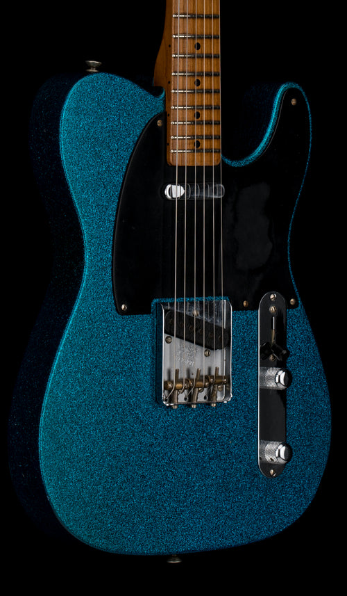 Used Fender Custom Shop Chicago Music Exchange 1952 Telecaster Journeyman Relic (2023) - Super Aged Blue Sparkle #35276 with Original Hard Case