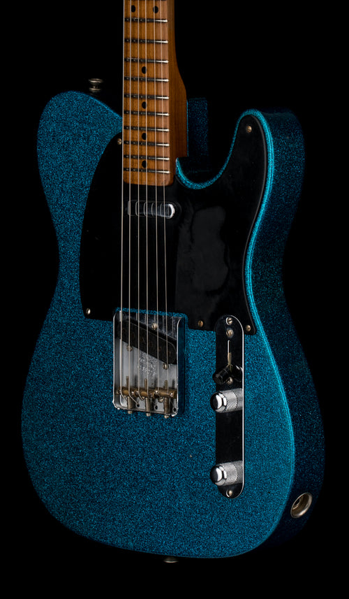 Used Fender Custom Shop Chicago Music Exchange 1952 Telecaster Journeyman Relic (2023) - Super Aged Blue Sparkle #35276 with Original Hard Case