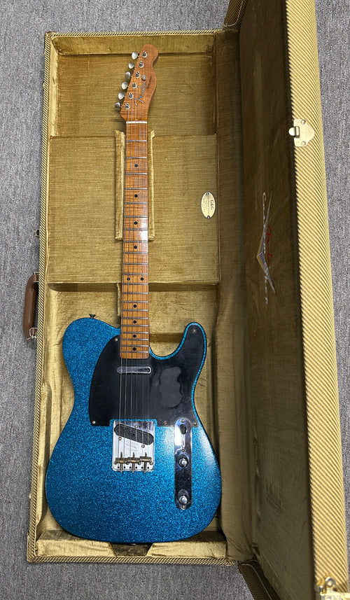 Used Fender Custom Shop Chicago Music Exchange 1952 Telecaster Journeyman Relic (2023) - Super Aged Blue Sparkle #35276 with Original Hard Case
