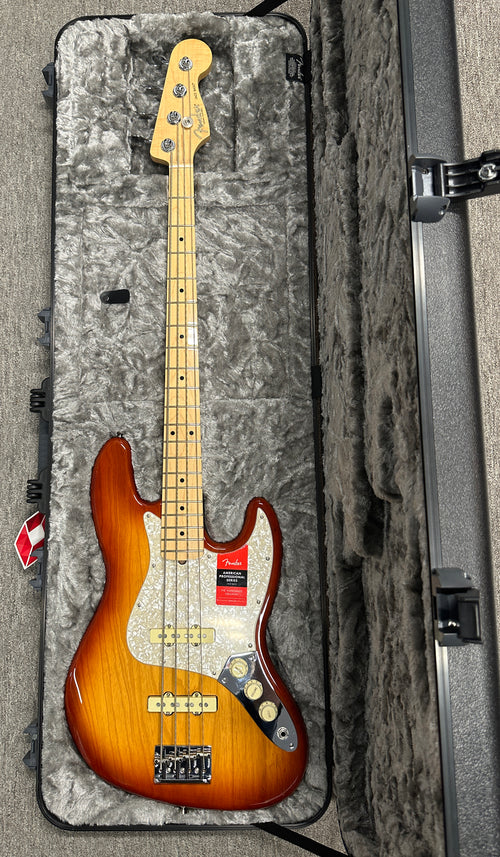 Used Fender Limited Edition American Professional Jazz Bass (2019) - Sienna Sunburst #31059 with Original Hard Case