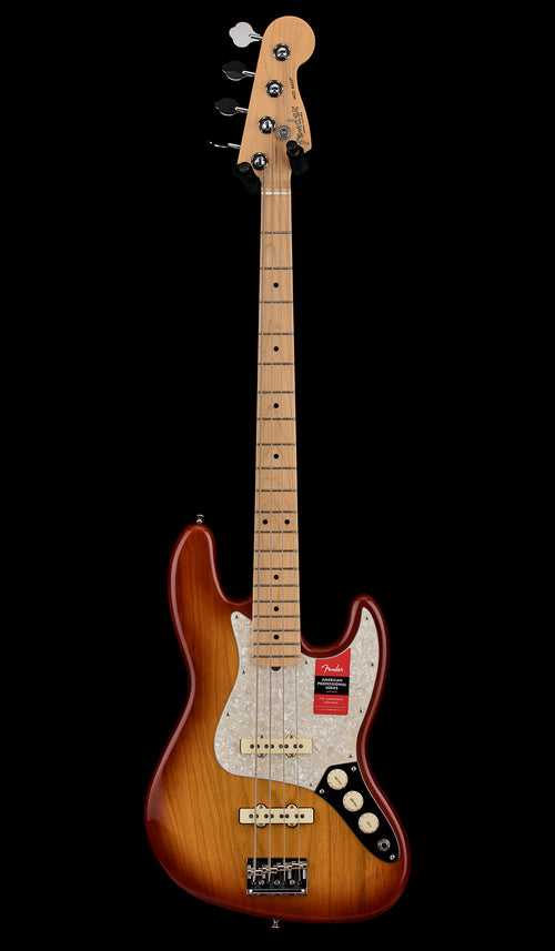Used Fender Limited Edition American Professional Jazz Bass (2019) - Sienna Sunburst #31059 with Original Hard Case
