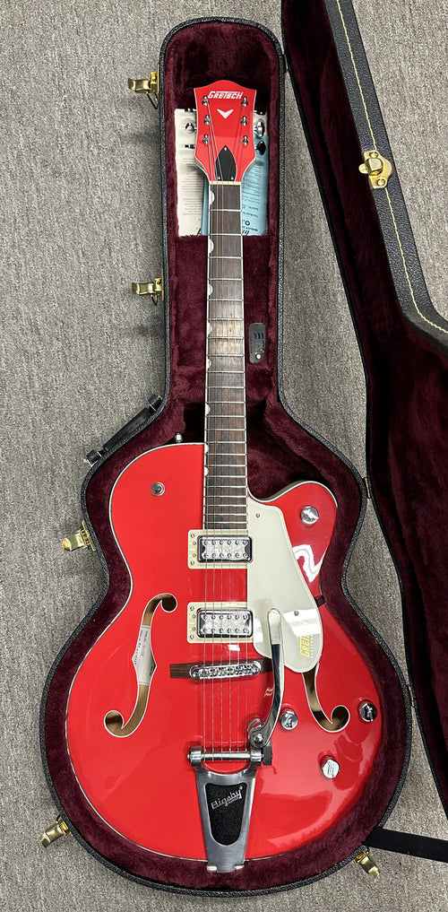 Used Gretsch LTD G5410T Electromatic "Tri-Five" (2021) - Two Tone Fiesta Red/Vintage White with Hard Case