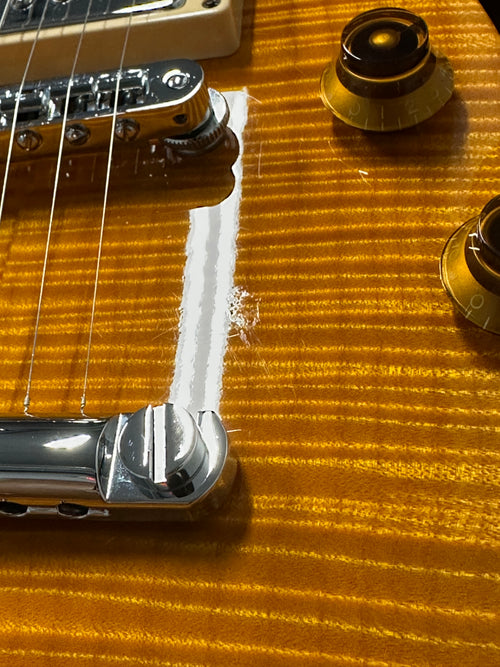 Used Hamer Custom Shop Newport Pro (2003) - Amber #52665 with Original Hard Case