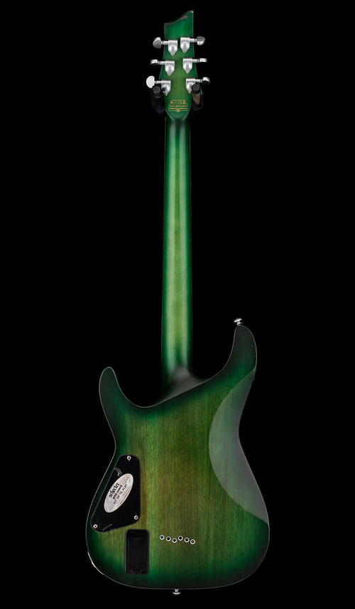 Used Schecter C-1 Platinum (2021) - Emerald Burst #61663 with Hard Case