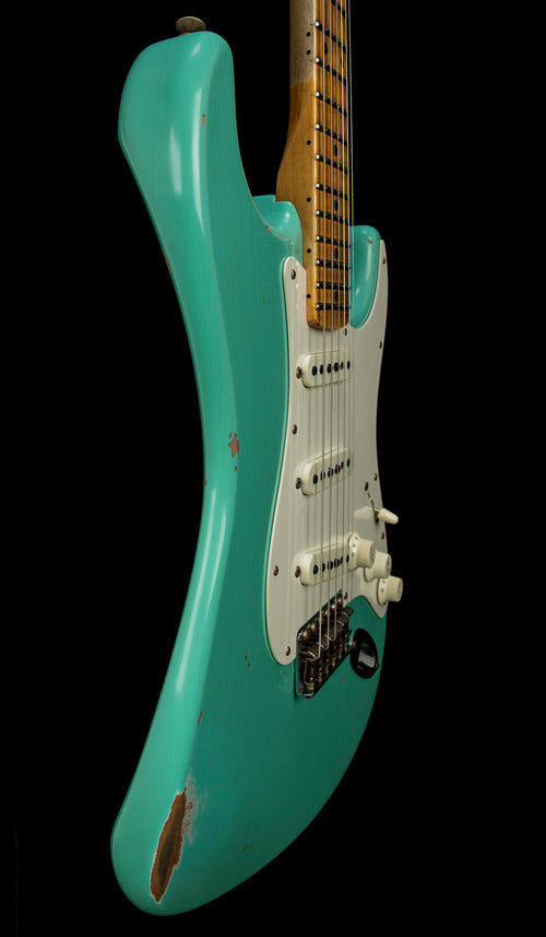 Fender Custom Shop Limited Edition Fat 50s Strat Relic - Super Faded Aged Seafoam Green #53137