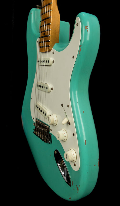 Fender Custom Shop Limited Edition Fat 50s Strat Relic - Super Faded Aged Seafoam Green #53137